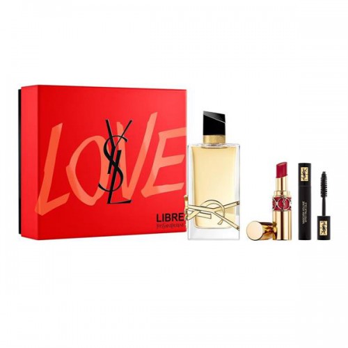 Yves Saint Laurent Libre Edp 90 Ml & 10 Ml & Mini Rouge Pur Couture Parfüm Seti 