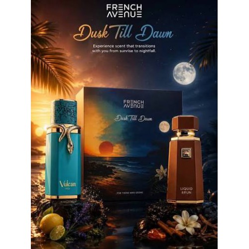 French Avenue Gift Set Vulcan Feu and Liquid Brun Eau de Parfum 100 ml 